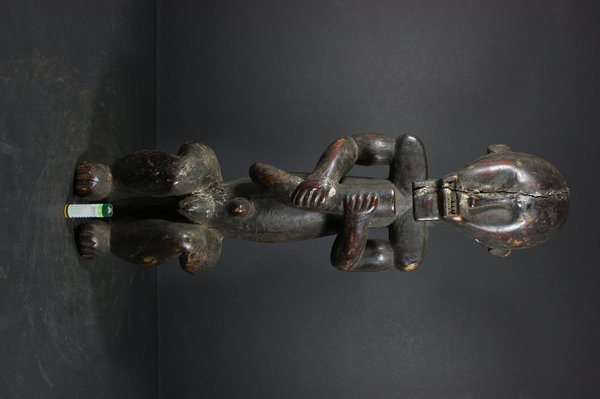 Large 20.9" Male African BYERI Ancestor Statue, FANG - Gabon