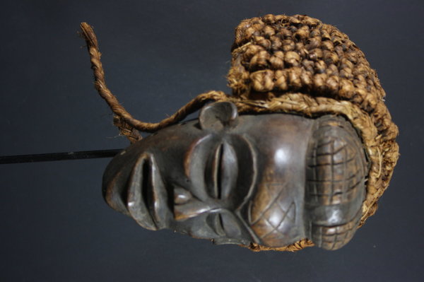 MANU PWO mask - CHOKWE tribe, D.R. Congo